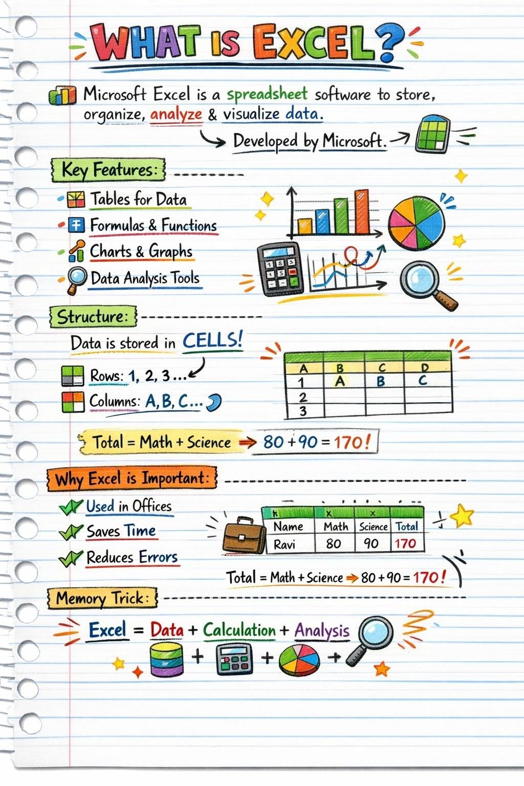 Excel Animation Notes