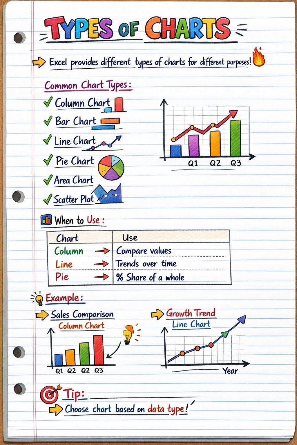 Excel Animation Notes